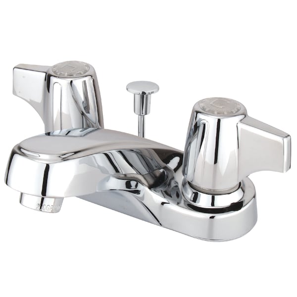 Kingston Brass 4" Centerset Bathroom Faucet, Polished Chrome KB160 - main